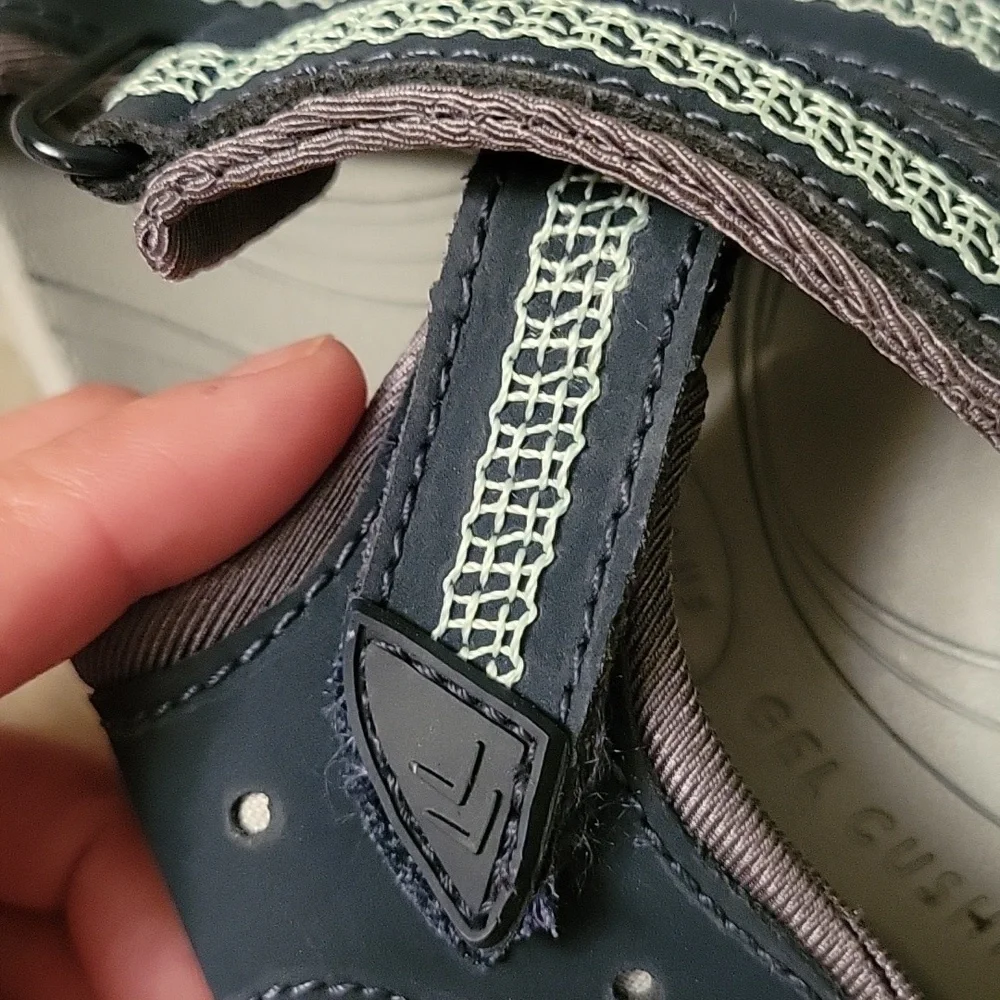 Dr. Scholl's Women's Navy Strappy Sandals. Gel Cushion Size 6M. - Picture 14 of 15